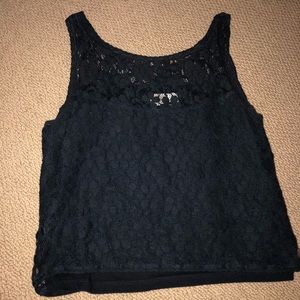 Hollister lace tank top